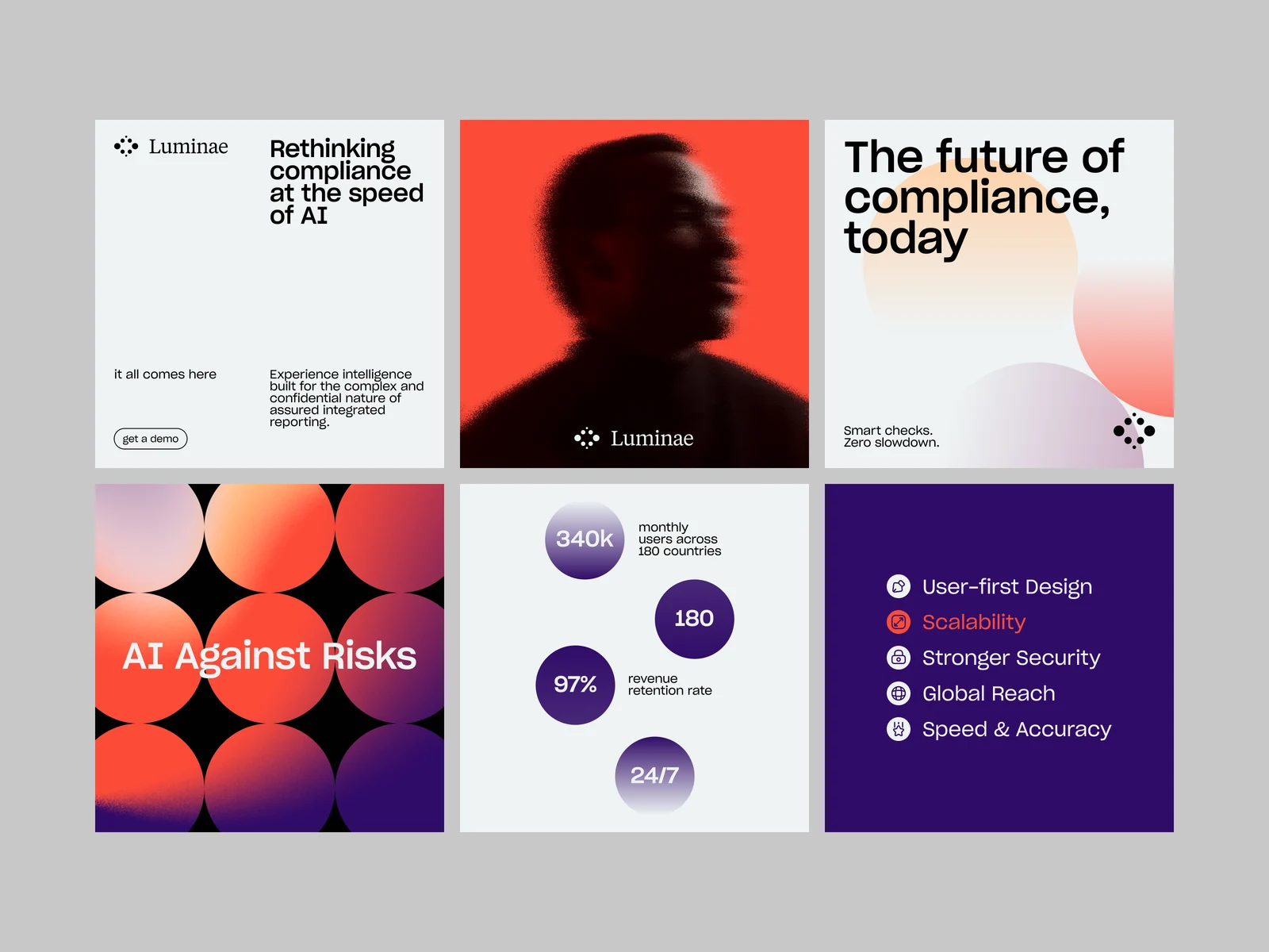 Luminae AI Branding preview