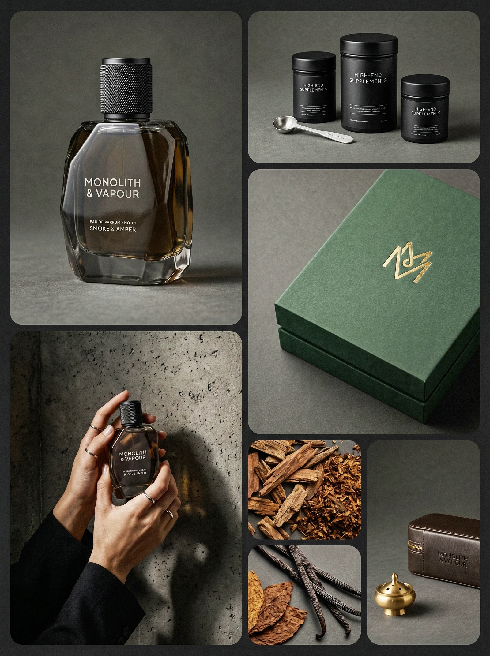 MONOLITH & VAPOUR | Brutalist Fragrance by Up-Brands™ preview