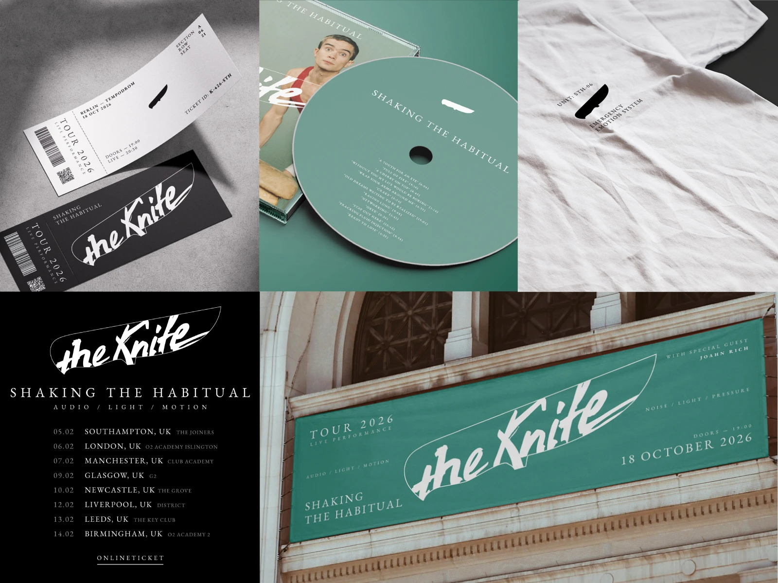 Logo and identity design for music band preview