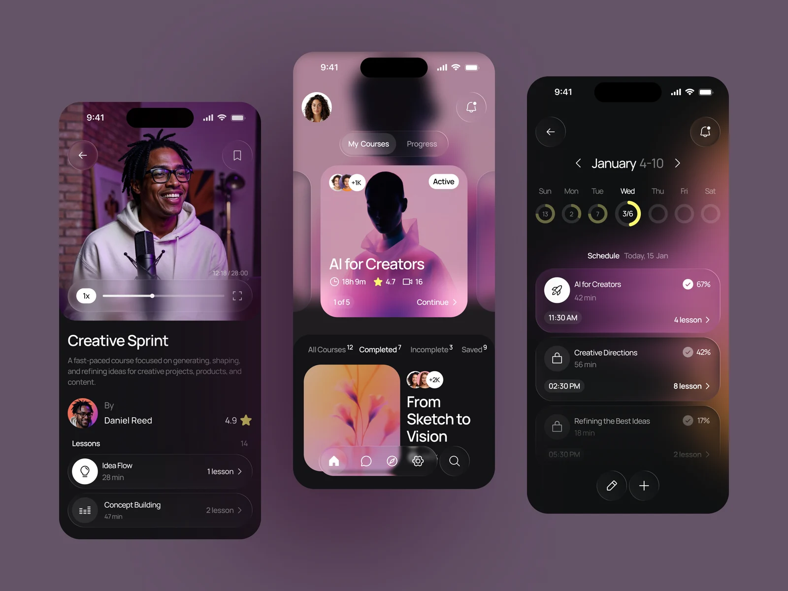 AI Learning Platform Mobile App for Creators preview