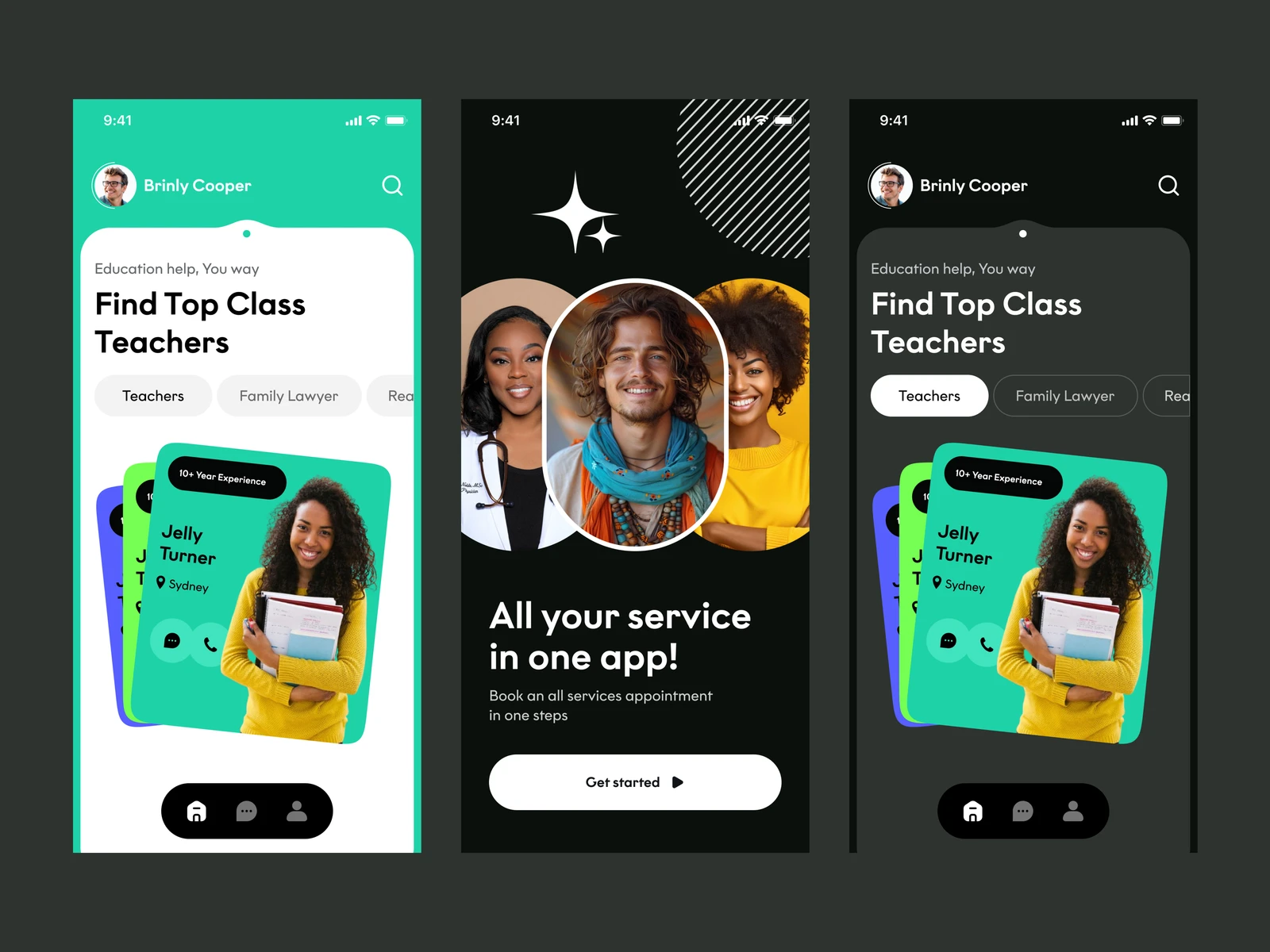 Find a Tutor Mobile app preview