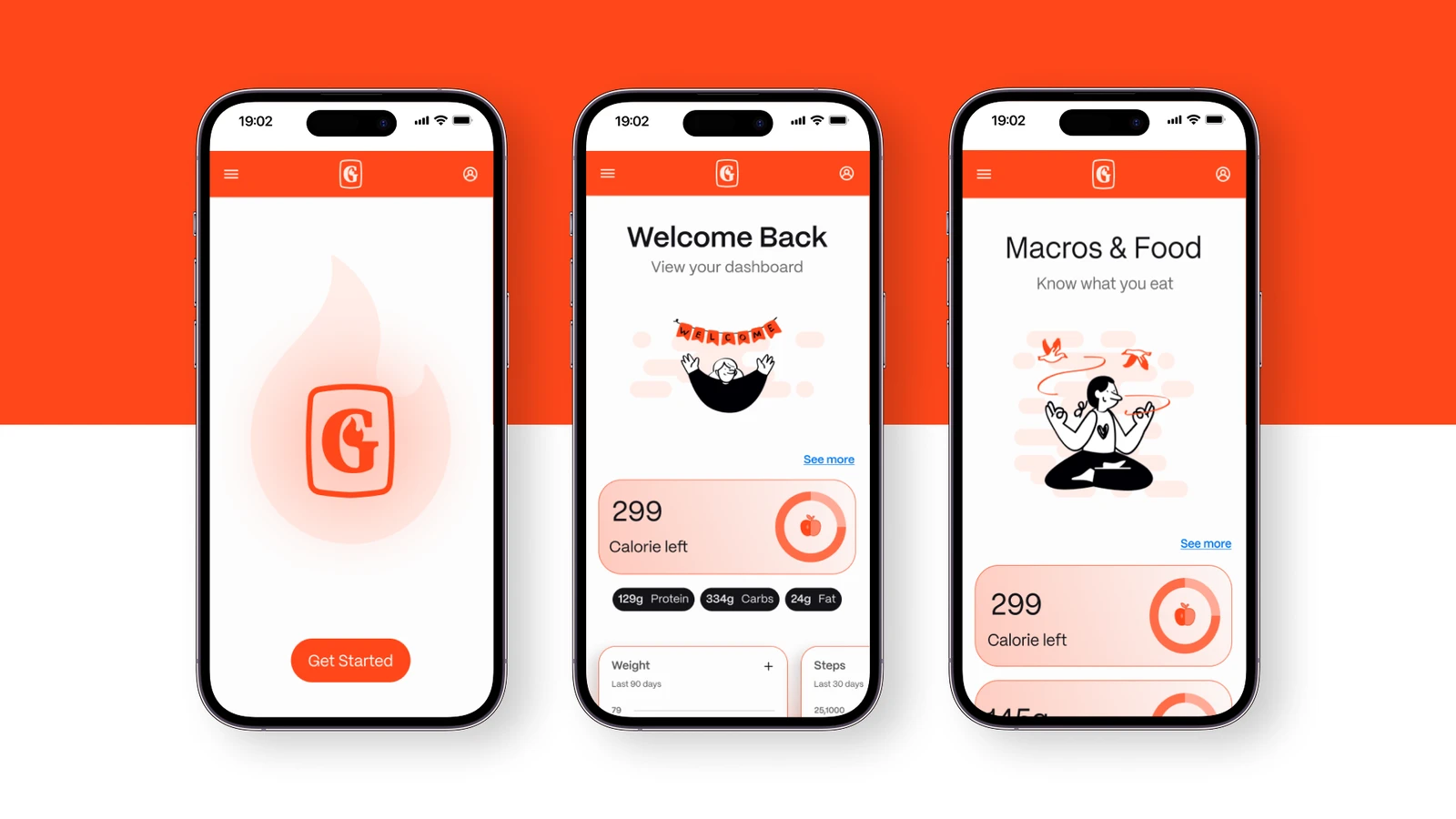 Goodier - Health Fitness | App Design preview