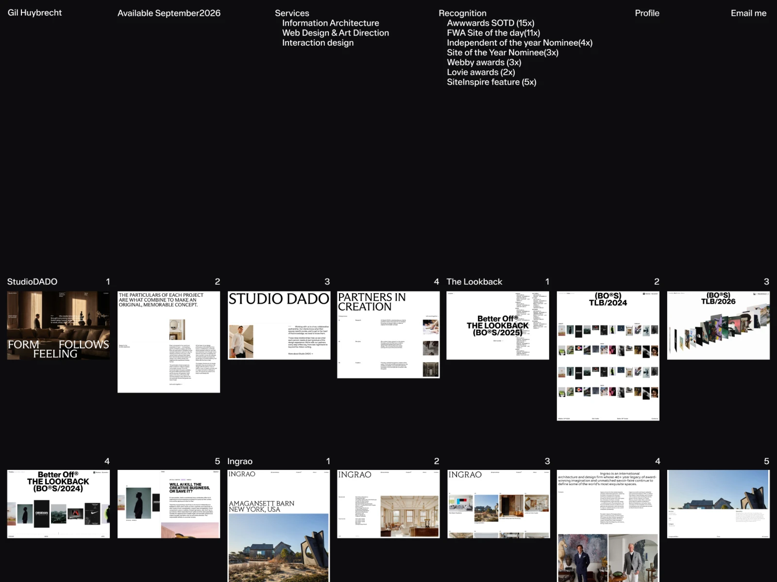 Gil Huybrecht — captured interface