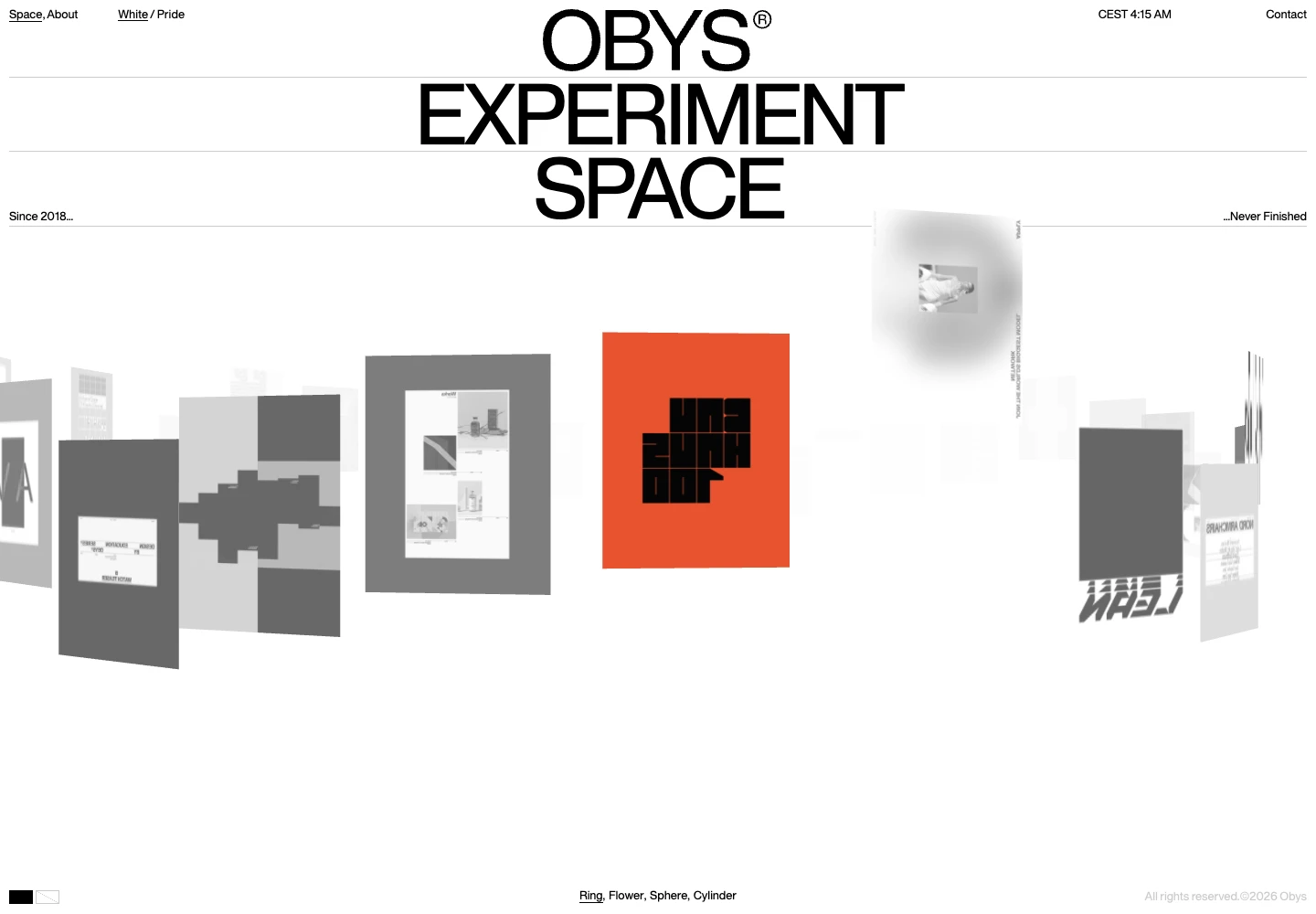 Obys® Experiment Space preview